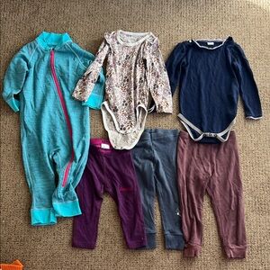 Thermal high quality wool Bundke Bodysuit Set